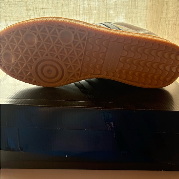 adidas Samba Platform Sneaker - White, Black & Gum Platform - Picture 3 of 4